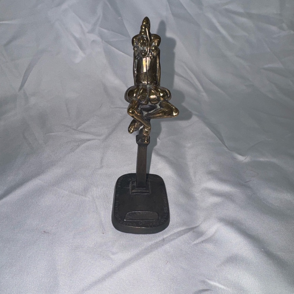 VTG Masonic Bronze Jester Royal Order of Jesterz card holder